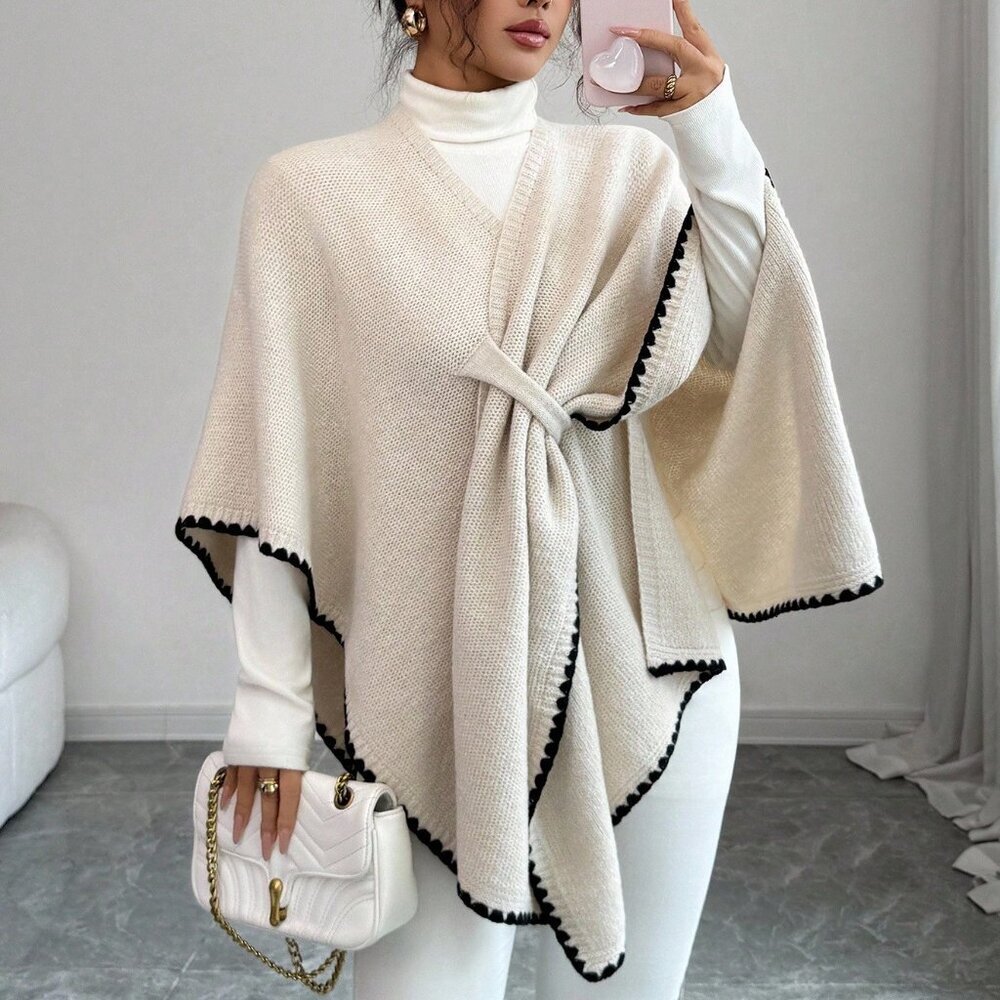 Apricot Elegant Women's Lightweight Cardigan Sweater